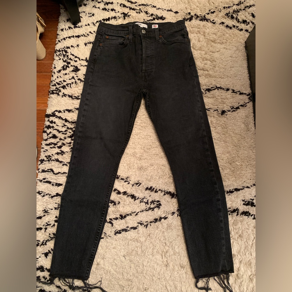 Re/Done Ankle Crop Jeans